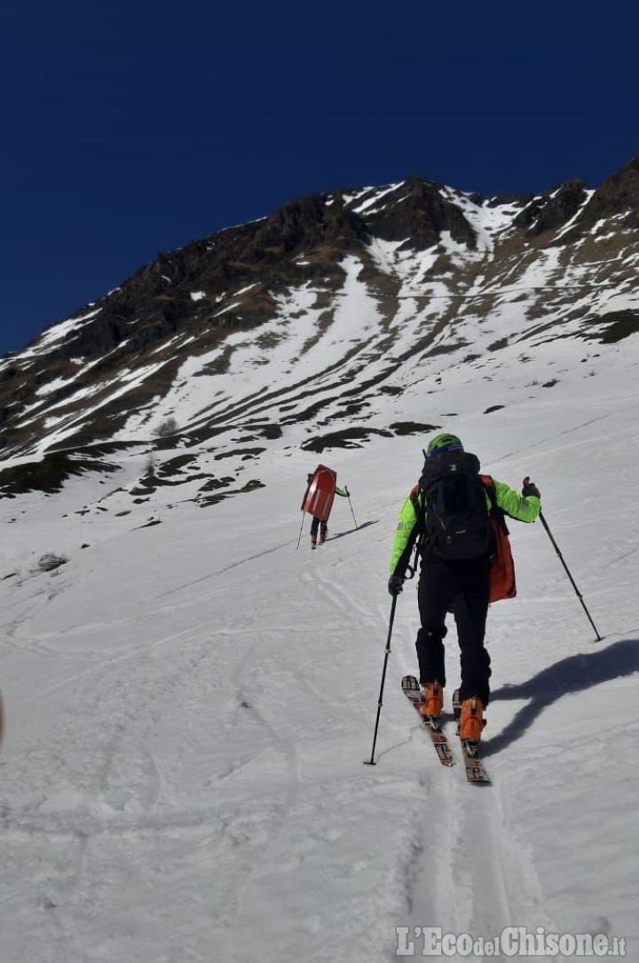 Soccorso alpinista dopo una caduta di 400 metri