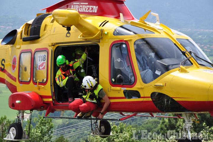 Moretta: scontro tra auto e moto sulla Provinciale, feriti due biker