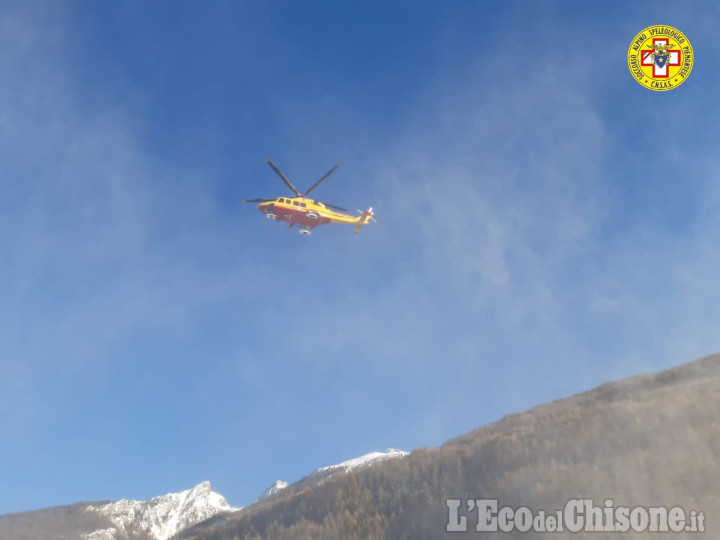 Pragelato: scialpinista soccorso nella zona degli ex impianti da sci