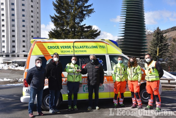 Sestriere, la Croce verde di Villastellone raddoppia: seconda ambulanza al colle 