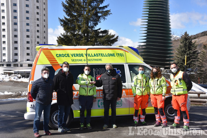 Sestriere, la Croce verde di Villastellone raddoppia: seconda ambulanza al colle 