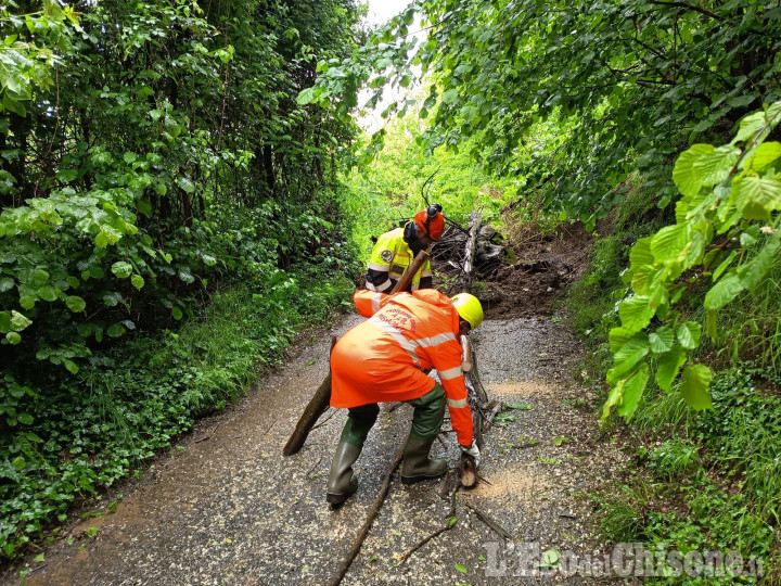 Cantalupa: piogge e maltempo, danni per mezzo milione, il Comune richiede lo stato di calamità naturale