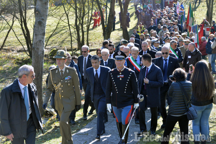 Mattarella a forno di Coazze: &quot;Doveroso essere qui&quot;