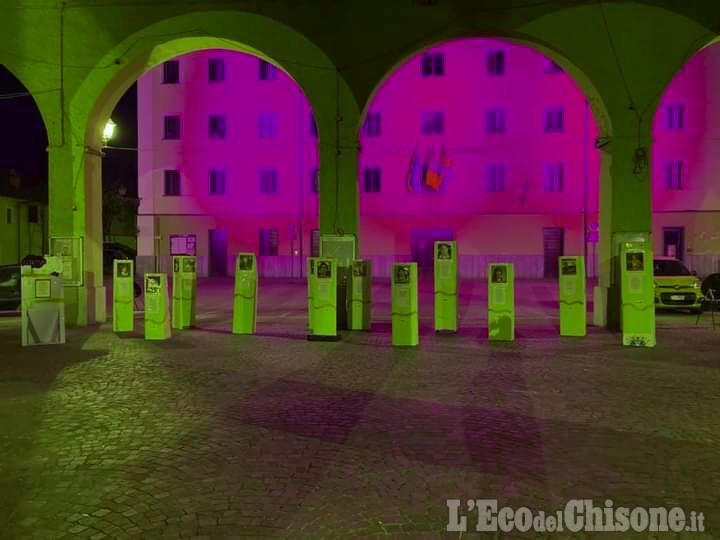 8 Marzo: a Cumiana il Municipio si illumina di rosa