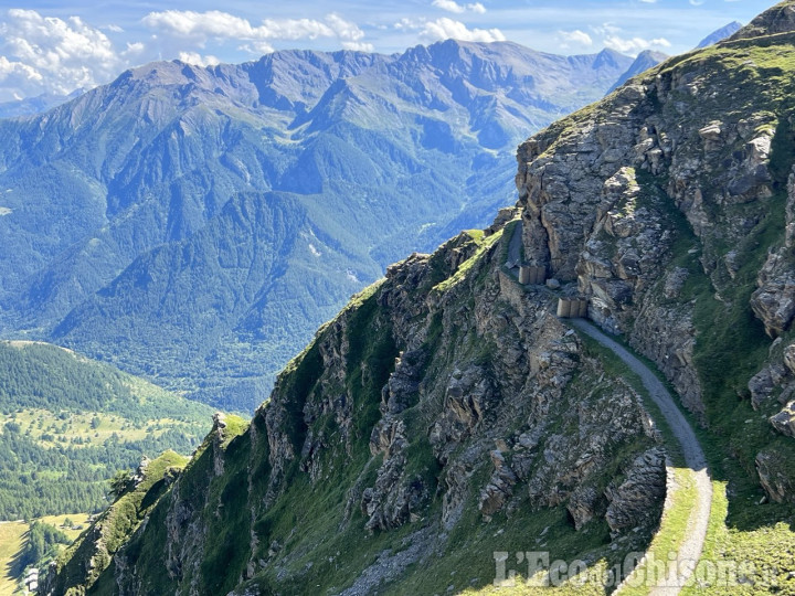 Usseaux: al via i lavori sulla strada militare del Colle della Vecchia