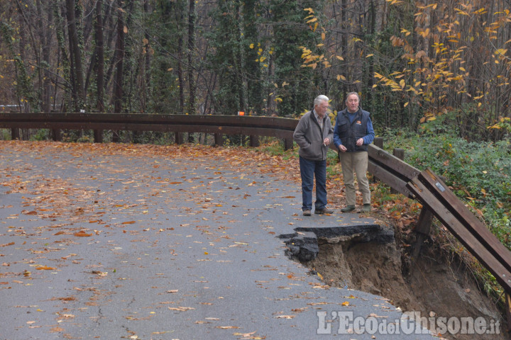 Prarostino: strada Provinciale chiusa, si pensa di creare un passaggio provvisorio