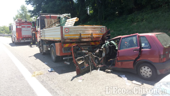 Stupinigi: schianto in tangenziale, muore 83enne di Nichelino