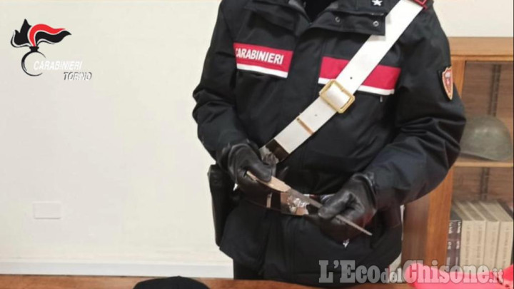 Pinerolo/Pinasca: armato di pistola e seghetto per rapinare donne sole, arrestato 58enne