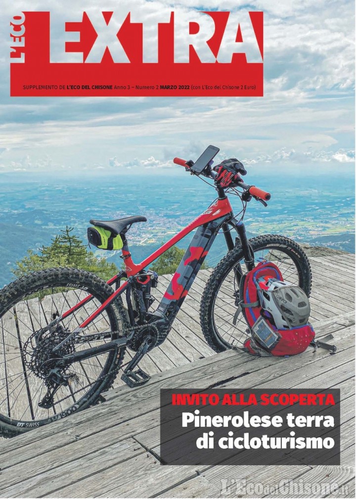L'Eco Extra, speciale di ben 80 pagine sul cicloturismo nel Pinerolese