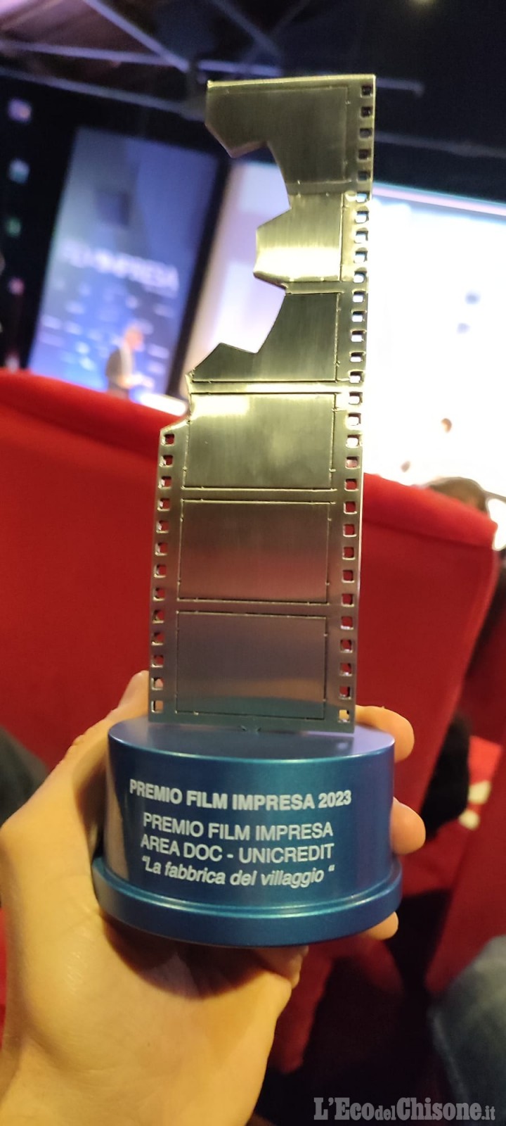 La Fabbrica del Villaggio vince a Roma il premio "Film Impresa" area Doc