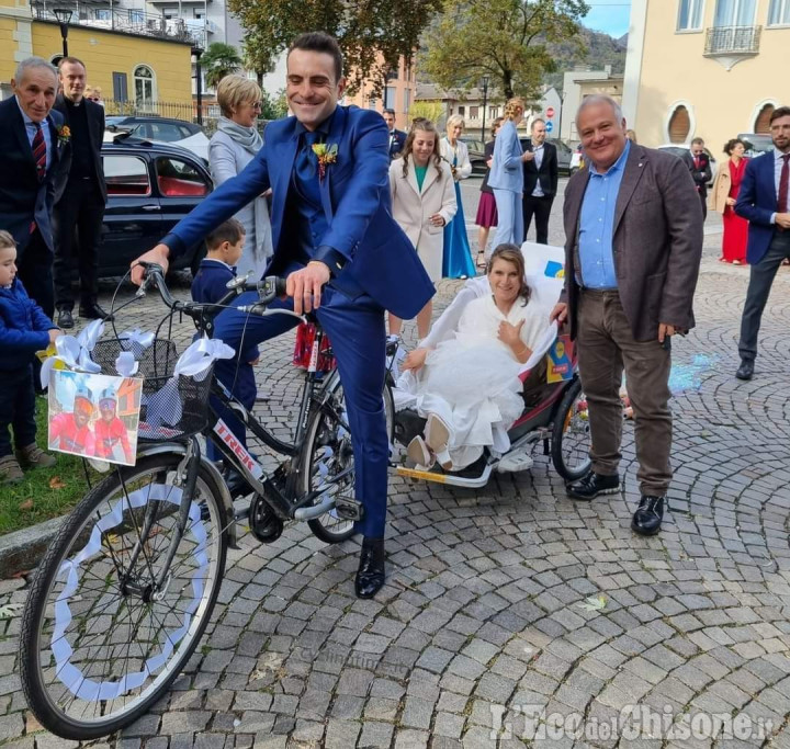 Nozze a pedali, Jacopo Mosca ed Elisa Longo Borghini sposi