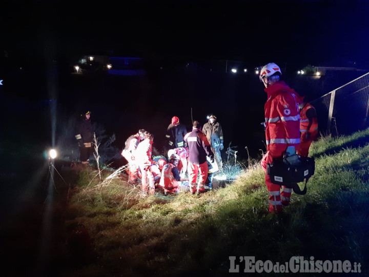 Schianto frontale tra Osasco e Garzigliana: un morto e un ferito gravissimo