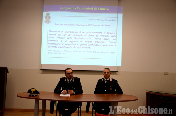 Operazione antidroga dei carabinieri di Saluzzo, tre arrestati per spaccio