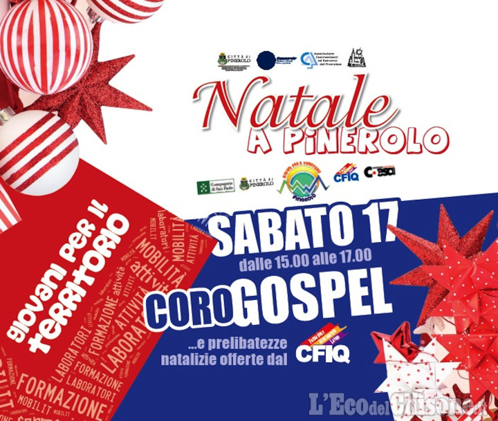 Pinerolo: Coro gospel e biscotti in piazza Facta