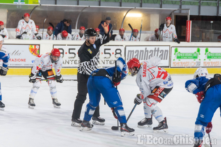 Hockey ghiaccio Ihl, a Torre Pellice c'è Bressanone: Valpe per il bis vincente