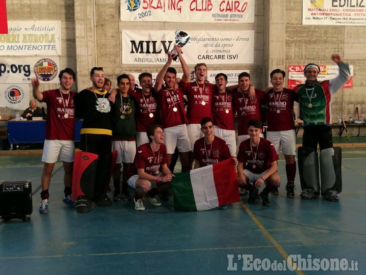 Hockey Prato: bis dei ragazzi dell&#039;Hp Valchisone U21, Campioni d&#039;Italia Indoor