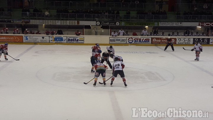 Hockey ghiaccio, Valpe pareggia ma Asiago riallunga: 1-2 a fine secondo tempo