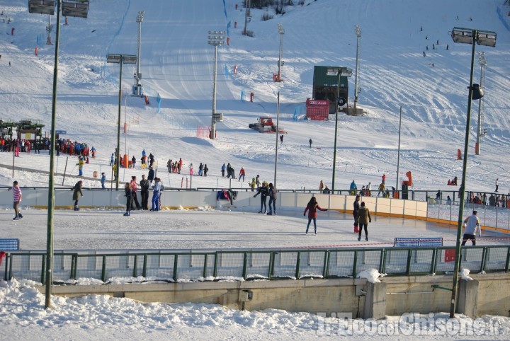 Ice Park: a Sestriere si pattina con vista sulle Montagne olimpiche