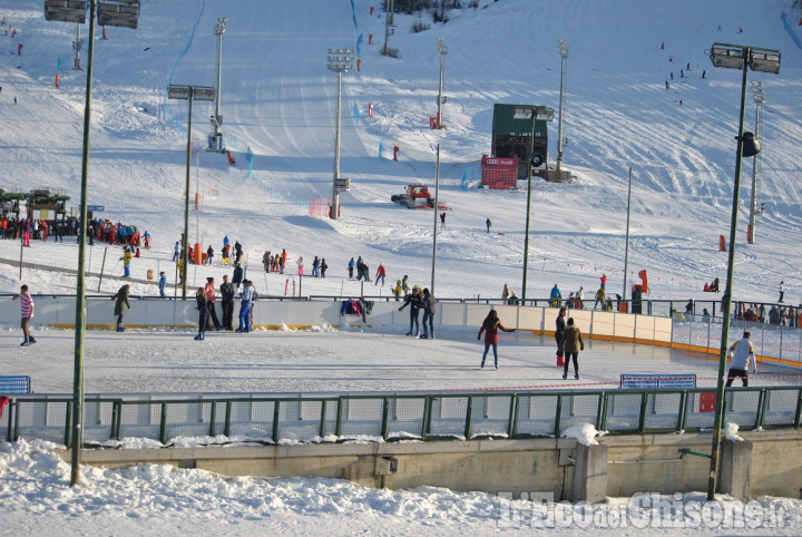 Ice Park: a Sestriere si pattina con vista sulle Montagne olimpiche