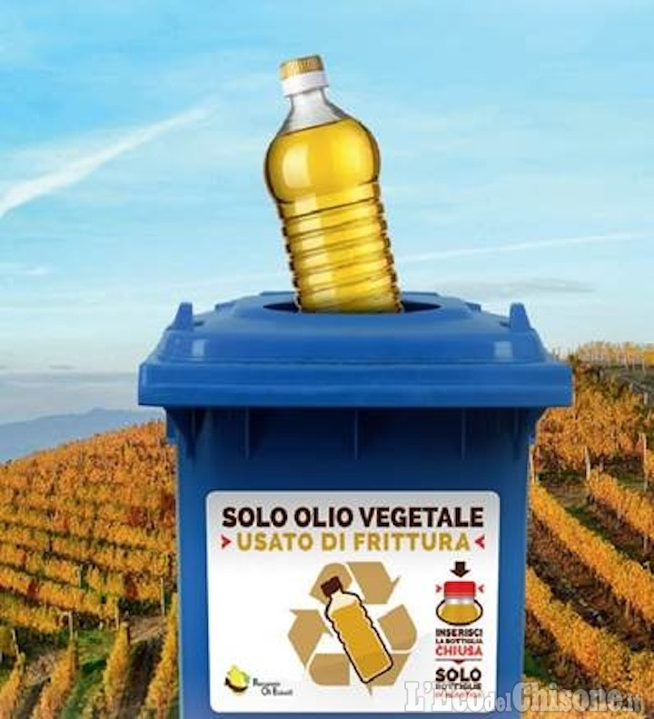 Iniziata la raccolta di oli da cucina esausti negli Ecopunti Acea