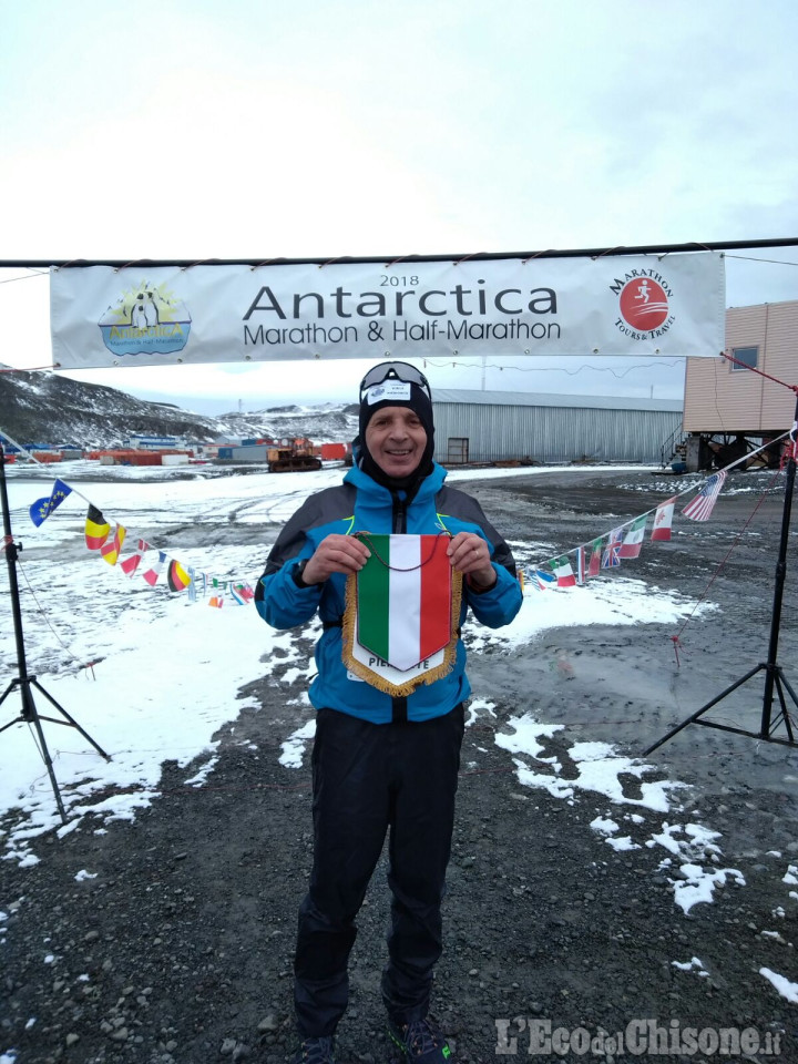 Pinerolesi all&#039;Antarctica marathon, missione compiuta