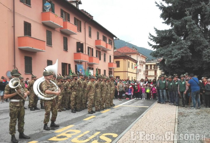 Paesana: concerto della Fanfara Alpina Taurinense