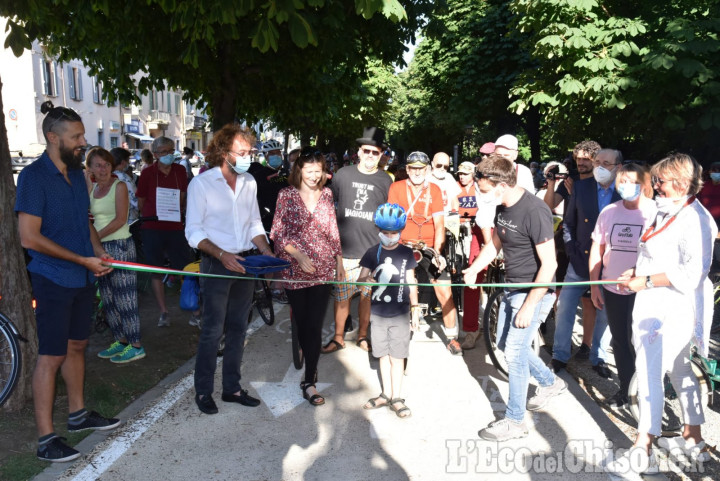 Pinerolo: inaugurata la pista ciclabile