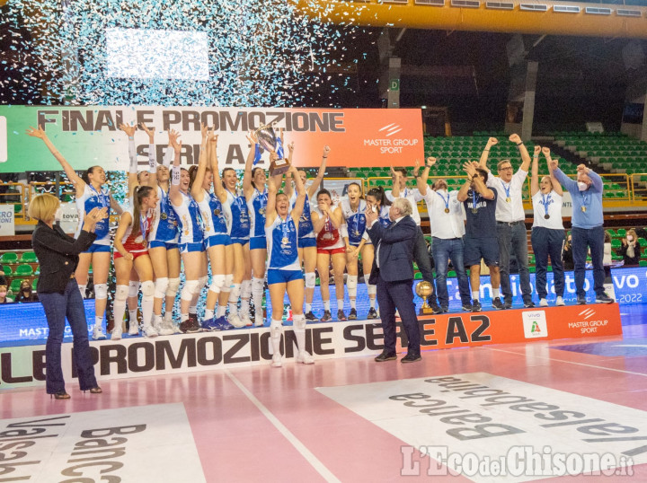 Volley donne, storico Pinerolo: 0-3 a Brescia ed è promozione in serie A1