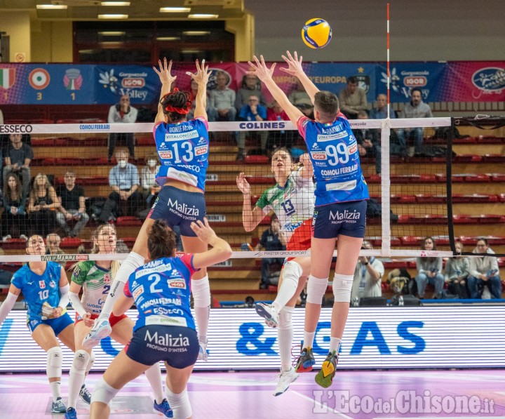 Volley A1 femminile, la legge del Novara nel derby: Pinerolo s'inchina alla corazzata 