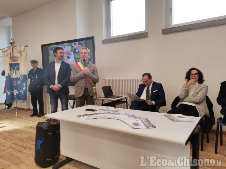 Sanfront: il Governatore Cirio al taglio del nastro del rinnovato plesso scolastico di corso Marconi