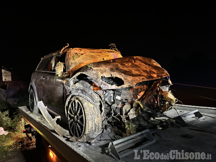 Orbassano: perde il controllo dell'auto e finisce contro un muro, morto 55enne