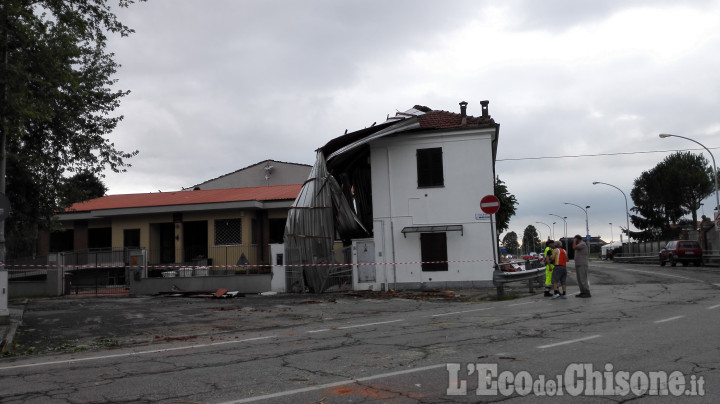 E&#039; Piobesi il comune più colpito dai nubifragi