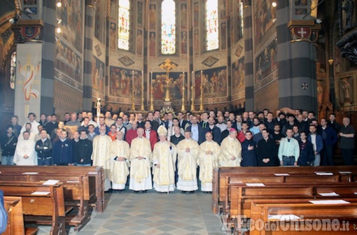 A Pinerolo 137 giovani seminaristi del Piemonte e della Valle d&#039;Aosta