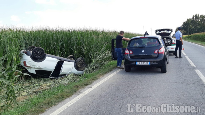 Incidente sulla Provinciale tra None, Castagnole e Virle