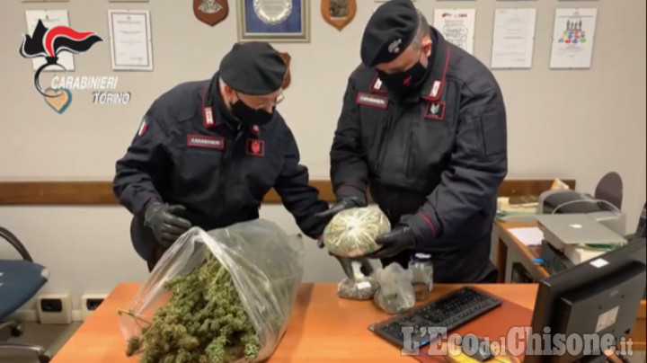 Cumiana: allertati per un presunto maltrattamento, i carabinieri trovano marijuana e arrestano un 50enne