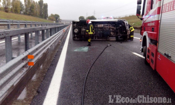 Doppio incidente sulla Torino-Pinerolo, quattro i feriti tra Orbassano e Volvera