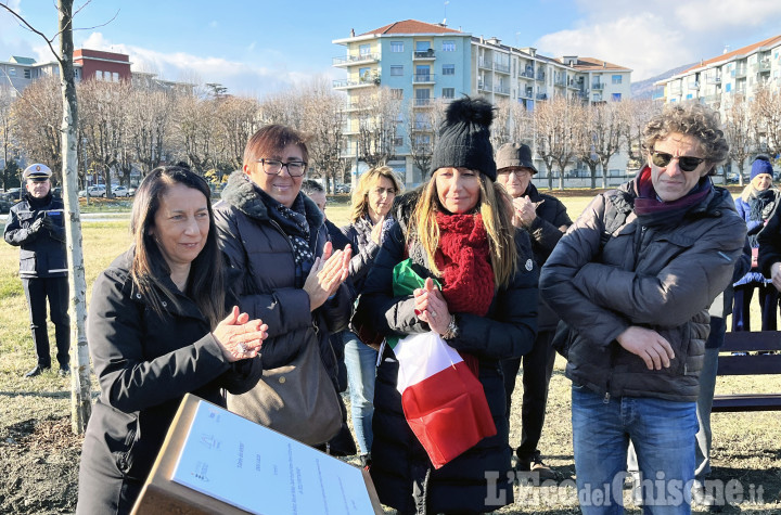 Inaugurato a Pinerolo un Giardino della Memoria in ricordo delle vittime del crollo del Ponte Morandi