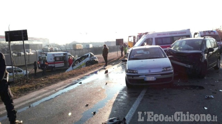 Volvera: maxi incidente tra Gerbole e Tetti Francesi, quattro auto coinvolte