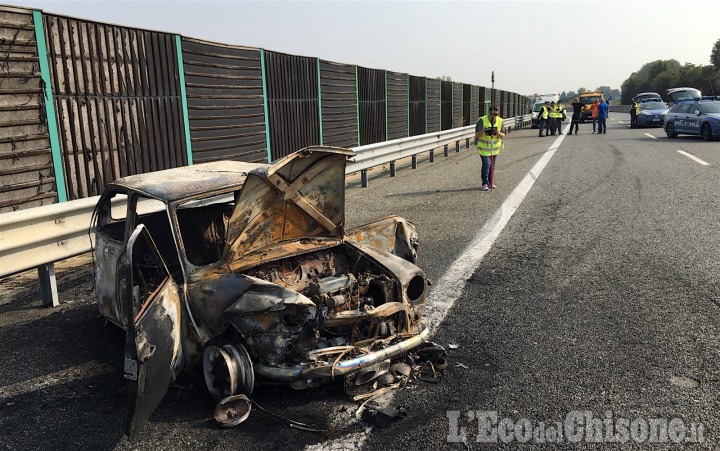 Piscina: morti nell&#039;auto in fiamme, 55enne di Pinerolo denunciato per omicidio stradale