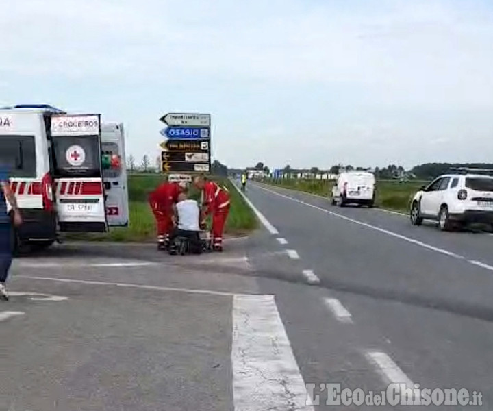 Osasio: ancora un incidente sulla Provinciale 138, ferito motociclista