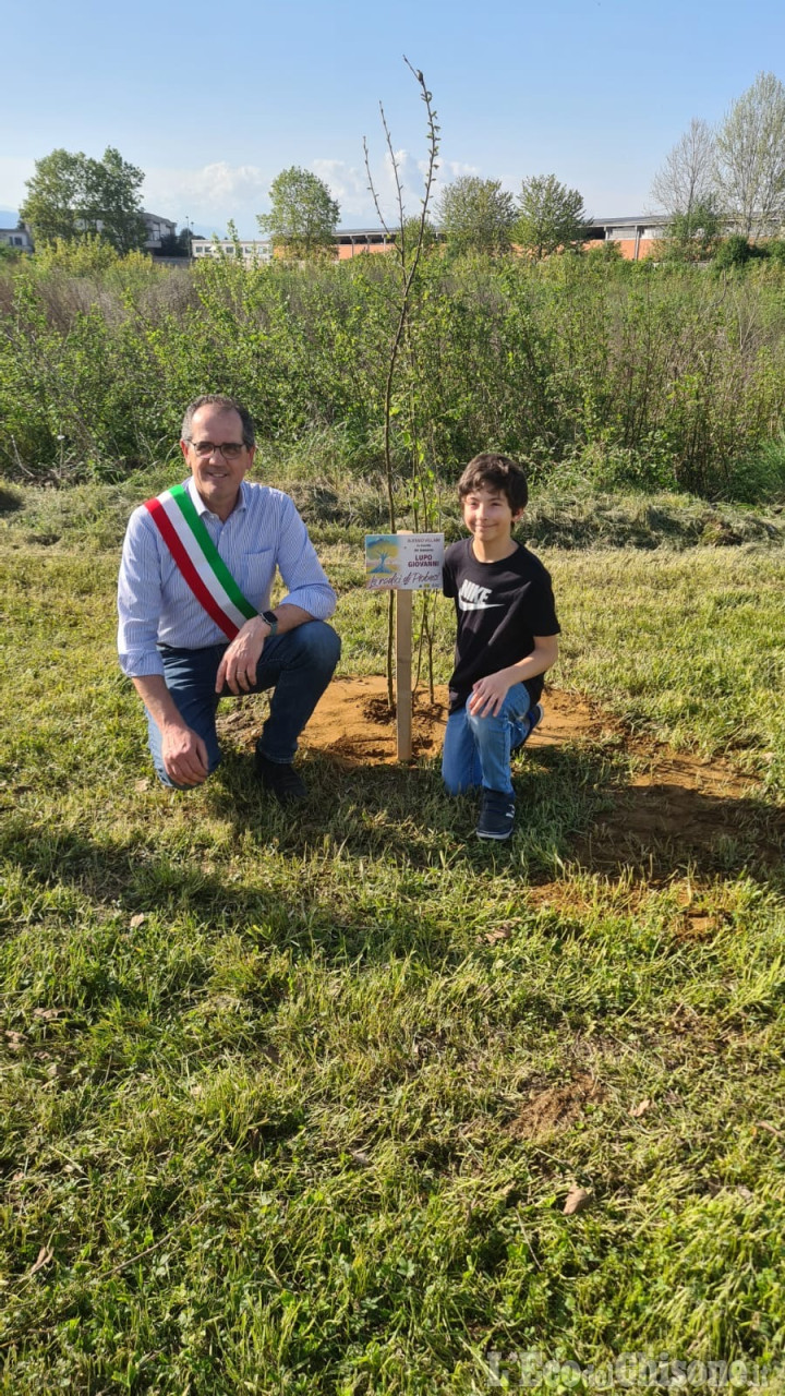Piobesi: progetto Radici, piantato il primo albero
