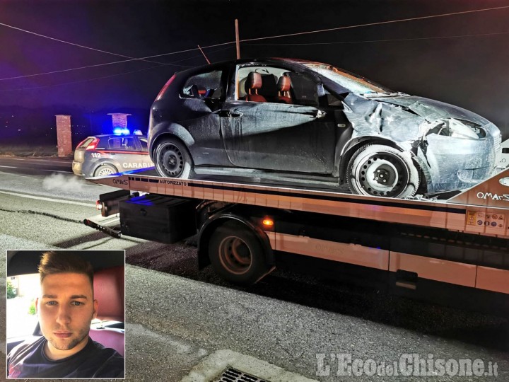 Buriasco: ubriaco al volante, investe 23enne di Pancalieri. Arrestato per omicidio stradale