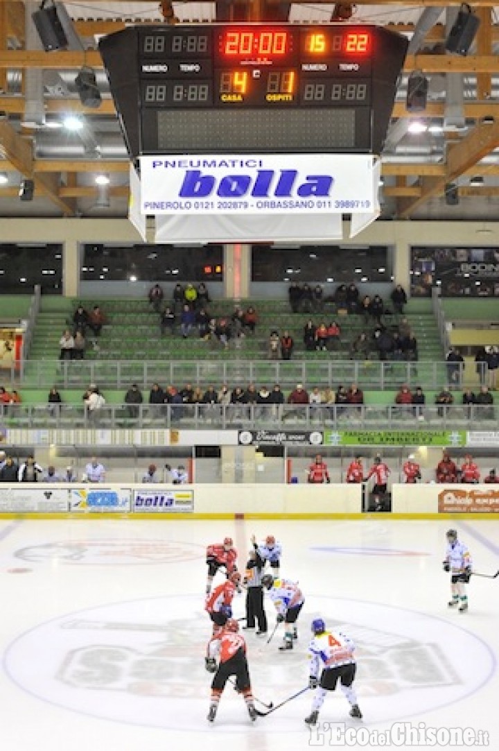 Bocce (1º turno) con La Perosina in Trentino, derby hockey ghiaccio a Torre contro Real Torino
