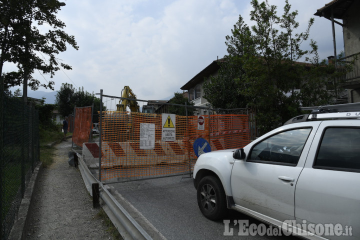 Cantiere a Inverso Pinasca: Sp 166 chiusa a Fleccia fino a sabato 14 luglio