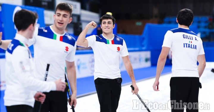 Curling, Italia dei pinerolesi già semifinalista ai mondiali junior di Cortina