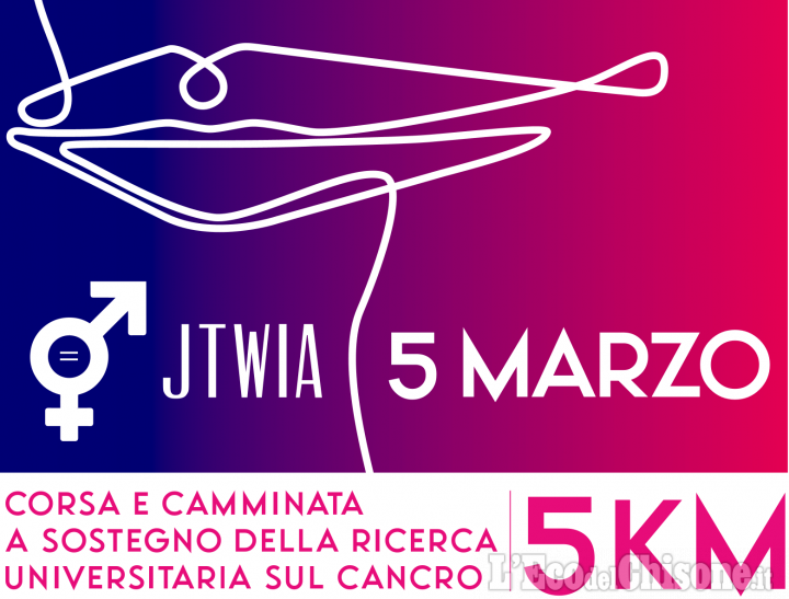 Pinerolo, domenica corsa/camminata per la ricerca sul cancro con JTWA