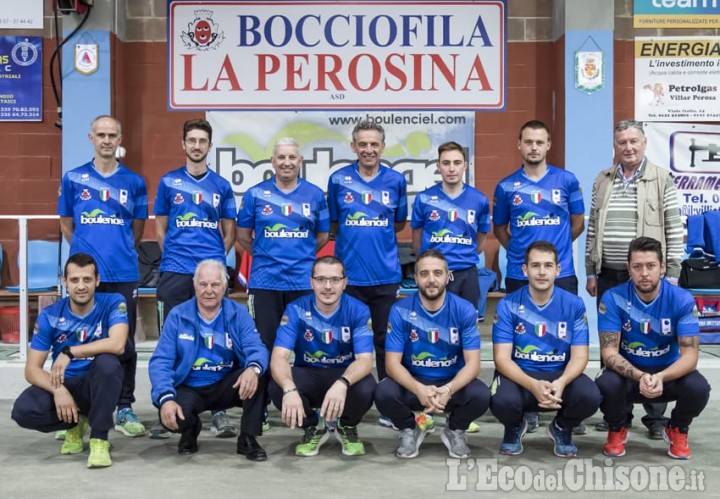Bocce Coppa Europa, big match tra La Perosina e Brb Ivrea