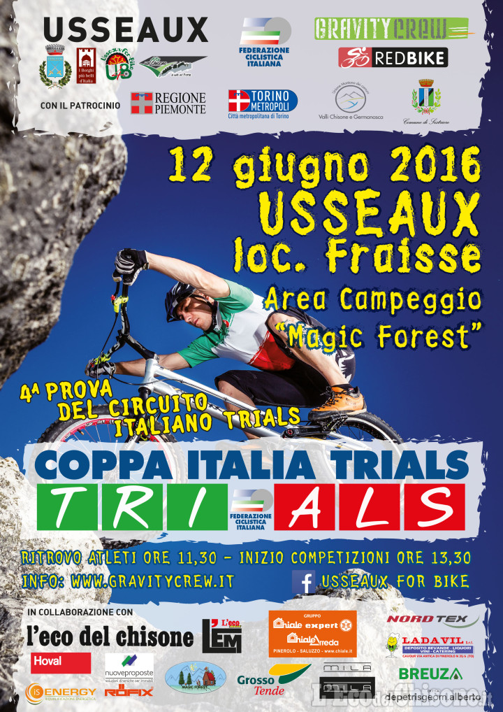 Mountain Bike: Usseaux si prapara a ospitare la Coppa Italia di Trials