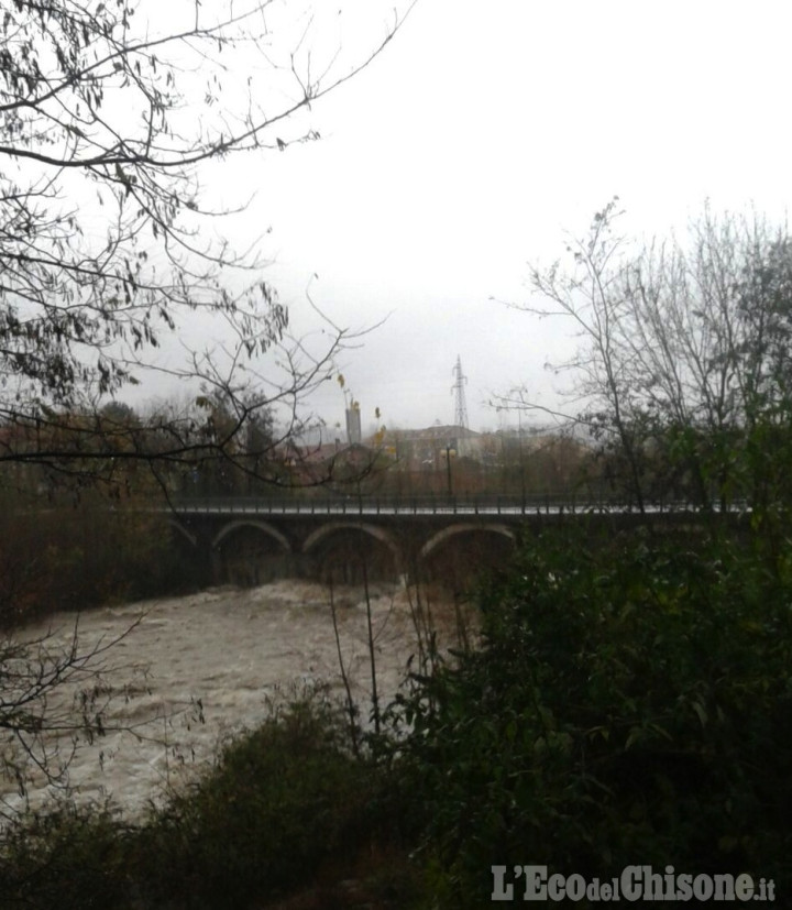 Allerta meteo: in Val Pellice torrenti al limite, ma situazione sotto controllo