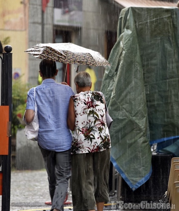 Maltempo: l'Arpa dirama l'allerta arancione per Val Chisone, Val Pellice e parte della pianura